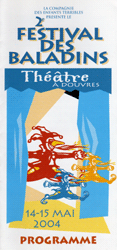 Cliquez-ici pour afficher le programme du 2ème festival